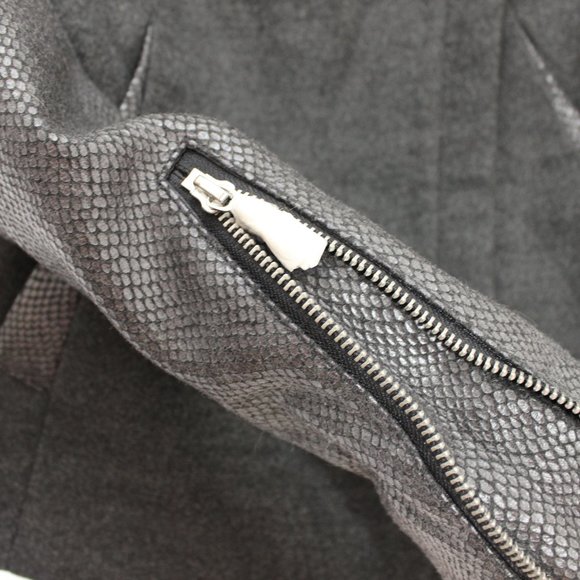 KENSIE NWOT Moto Jacket Snakeskin Print Fall Jacket Fall Coat XS - Picture 8 of 11